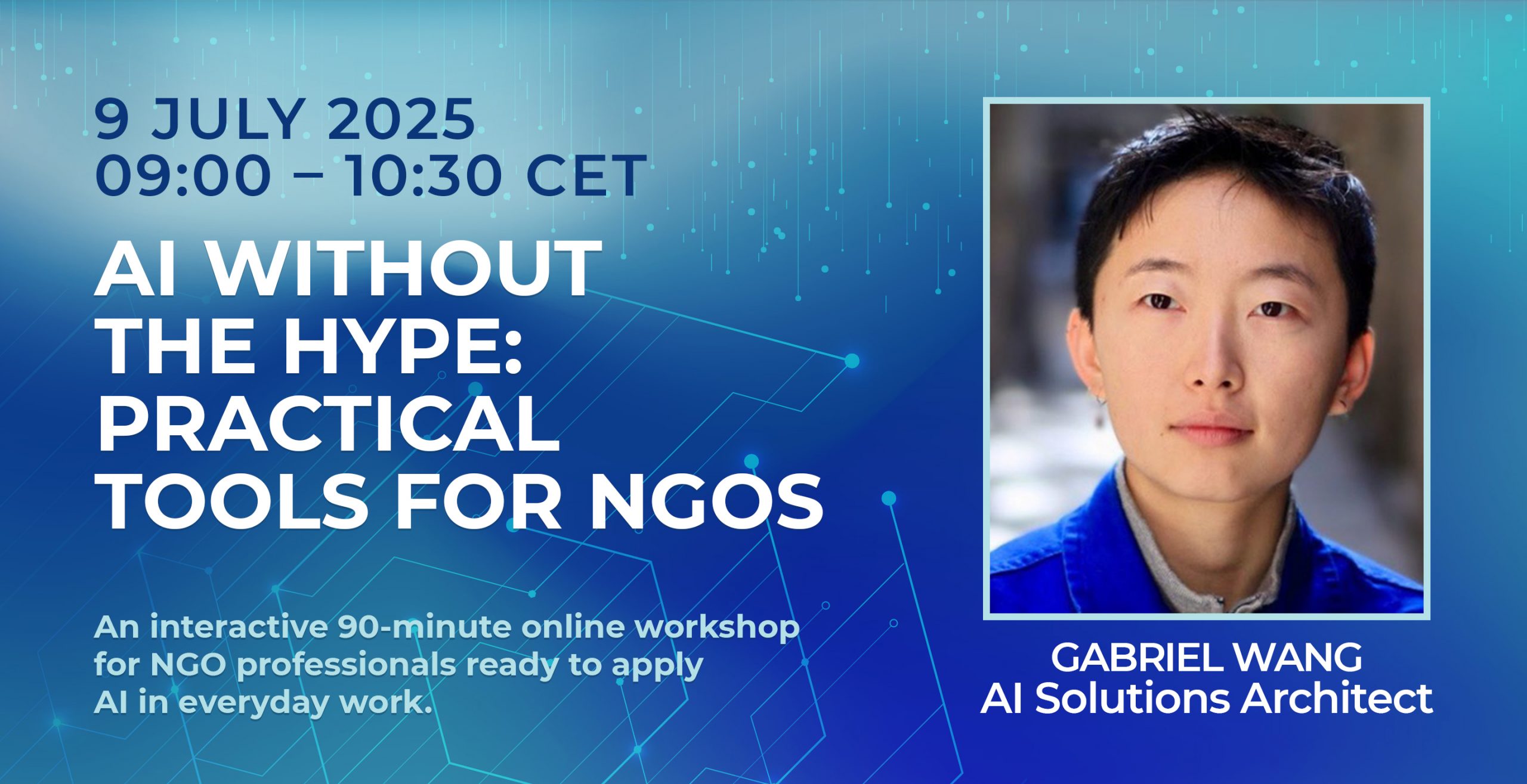 AI WITHOUT THE HYPE: PRACTICAL TOOLS FOR NGOS